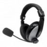 Cascos PC teletrabajo GrisNegro con microfono ajustable Havit H139D