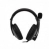 Cascos PC teletrabajo GrisNegro con microfono ajustable Havit H139D