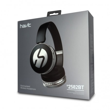 Casco Bluetooth Electroplated H2582BT - Negro