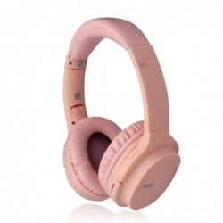 Casco Inalámbrico Extra Bass Dual Conexión HV-i62 Rosa