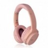 Casco Inalámbrico Extra Bass Dual Conexión HV-i62 Rosa