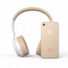 Cascos Bluetooth  Micro SD Con Luz H2587BT Blanco