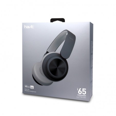 Cascos Bluetooth Sobreorejas V4.2 I65 Gris