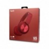 Cascos Bluetooth Sobreorejas V4.2 I65 Rojo