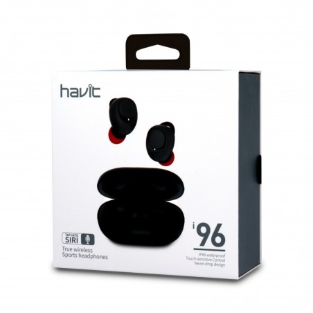 Auriculares con estuche I96 New!! azul