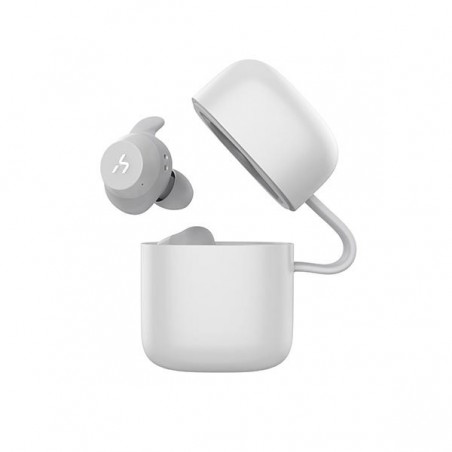 Auriculares Twins Bluetooth G1W con carga inalámbrica - Blanco