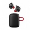 Auriculares Twins Bluetooth G1W con carga inalámbrica - Rojo