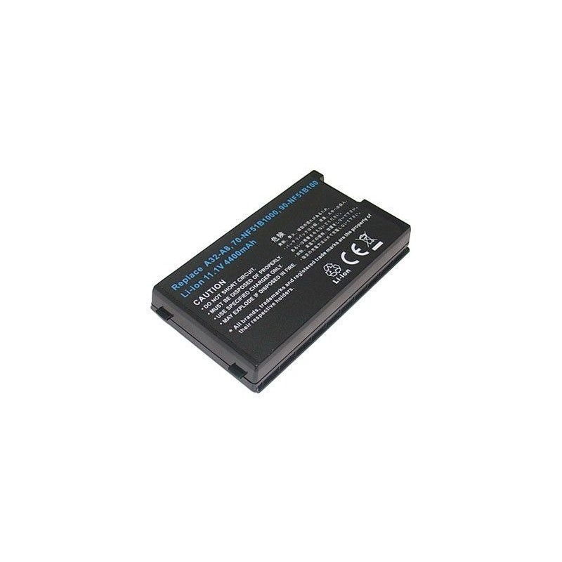 BATERIA PORTATIL PARA ASUS A8 1.V 5200MAH