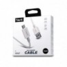 Cable Micro USB 2A 1M H660 Blanco