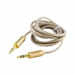 Cable Audio Jack 3.5mm 1M HV-CB606X - Dorado