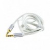 Cable Audio Jack 3.5mm 1M HV-CB606X - Plateado