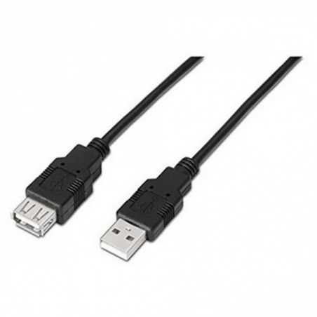 Cable prolongador USB 2.0 MH 1.8m 10.01.0203-BK