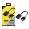 Adaptador de VGA a HDMI K3434 con cable Audio 3.5mm