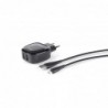 Cargador DUAL USB con cable Micro USB 2.1A HV-ST812 Negro