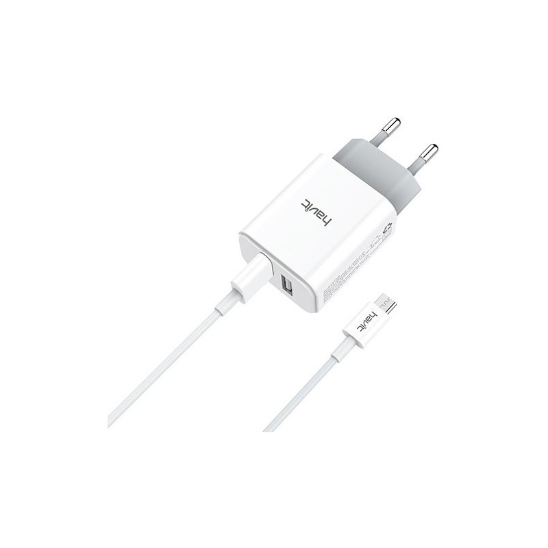 Cargador Dual USB con Cable MICRO USB 2A ST829