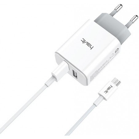 Cargador Dual USB con Cable MICRO USB 2A ST829