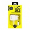 Cargador Red Micro USB 1.2A HV-UC513 Blanco