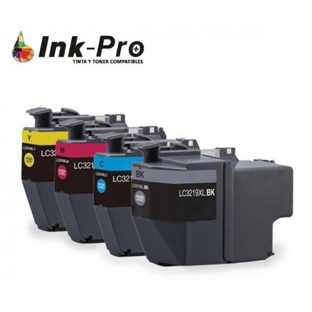 Cartucho INKPRO Brother LC3213XL Amarillo 400 Pag Premium