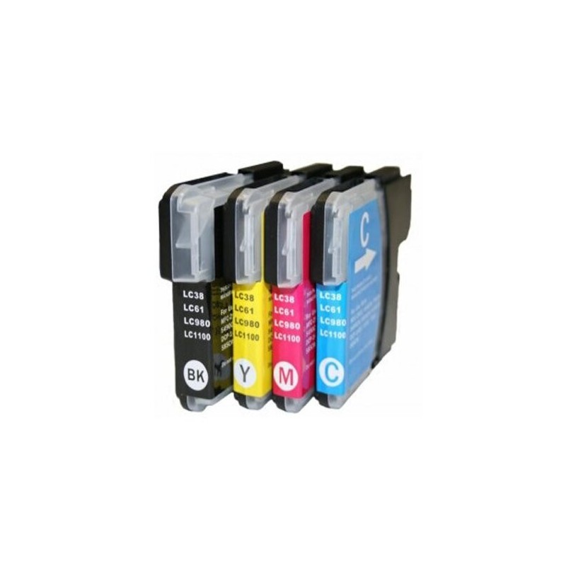 Cartucho Tinta Compatible - Brother - LC9801100M - Magenta