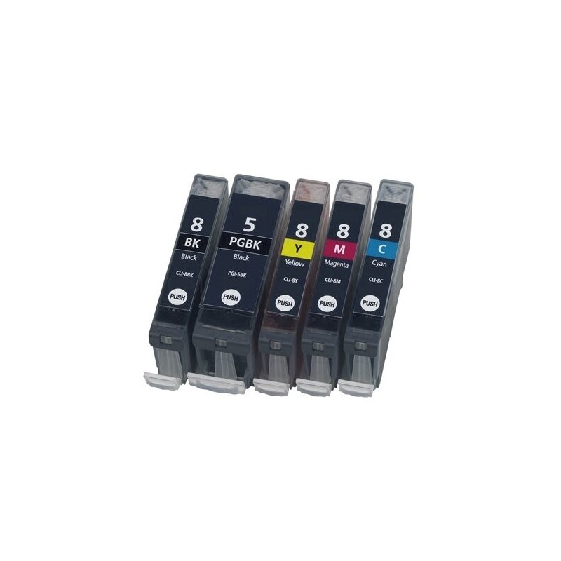 Cartucho Compatible Canon PGI-5BK Negro - 28ml - INPRO