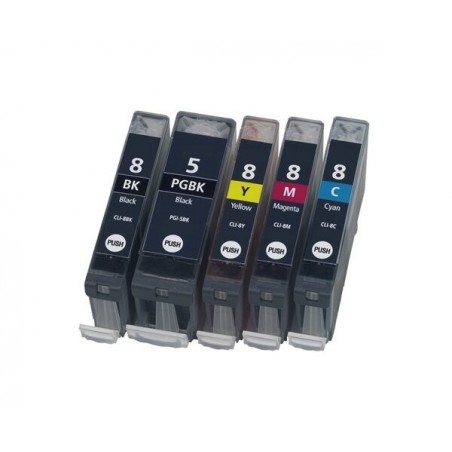 Cartucho Compatible Canon PGI-5BK Negro - 28ml - INPRO