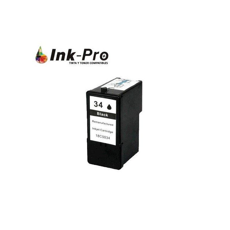 CARTUCHO PARA LEXMARK LX34 Negro