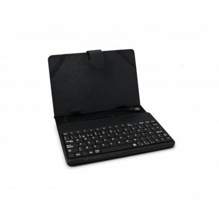 Funda 7'' con Teclado Sky line con Adaptador USB a Micro USB Negro