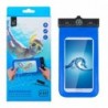 Funda Impermeable Para Movil con Brujula 4-5.5" Azul