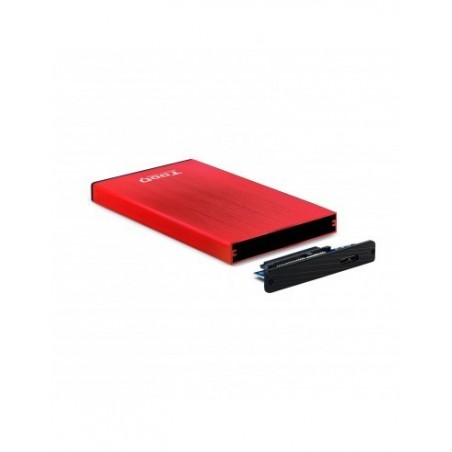 Caja de Disco Duro 2.5" USB 3.0 sata Roja TQE-2527B