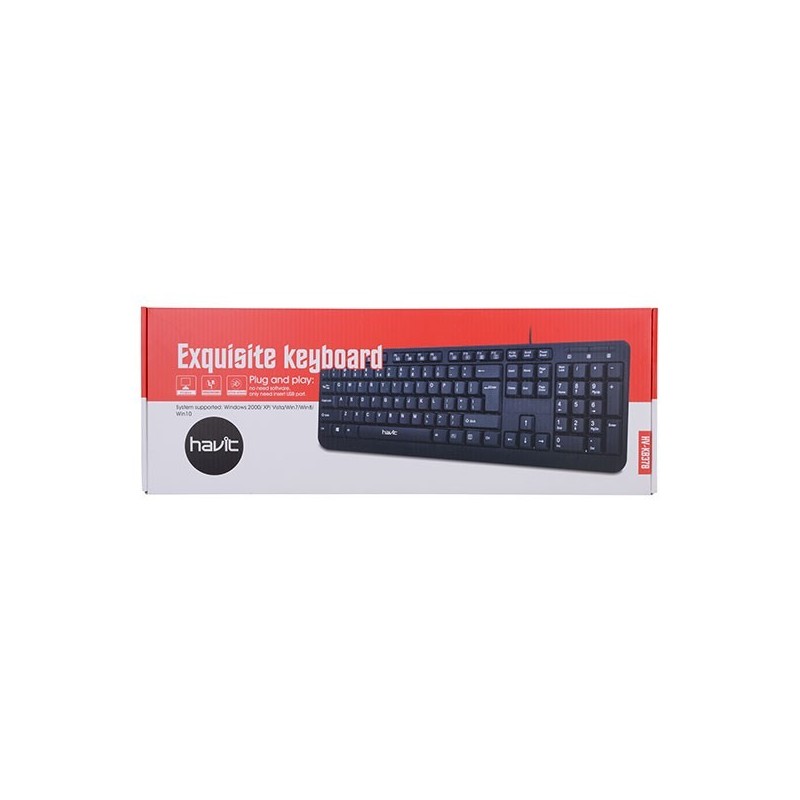 Teclado PC negro HV-KB378