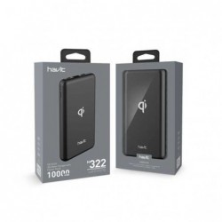 Bateria Externa 10000mAh con Carga Inalambrica H322