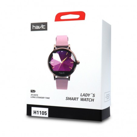 Reloj Deportivo Bluetooth Dark Diamond Rosa H1105