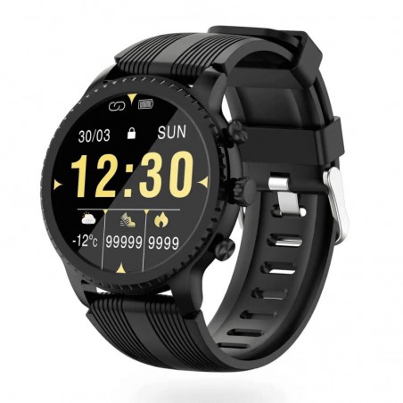 Reloj Smart watch con carga inalambric m9005w negroplusmarron