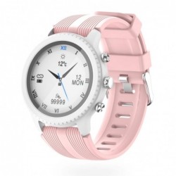 reloj smart watch con carga inalambrica m9005w rosa