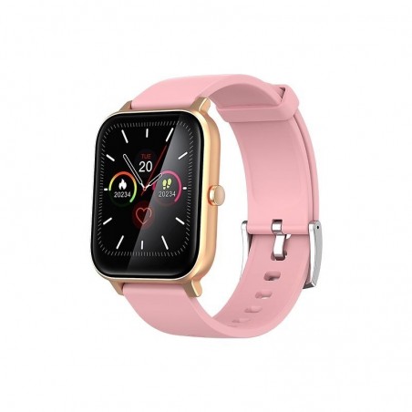 Reloj smart watch con llamada ip67 m9016 rosa