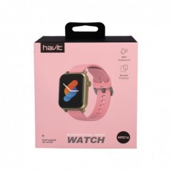 Reloj smart watch con llamada ip67 m9016 rosa