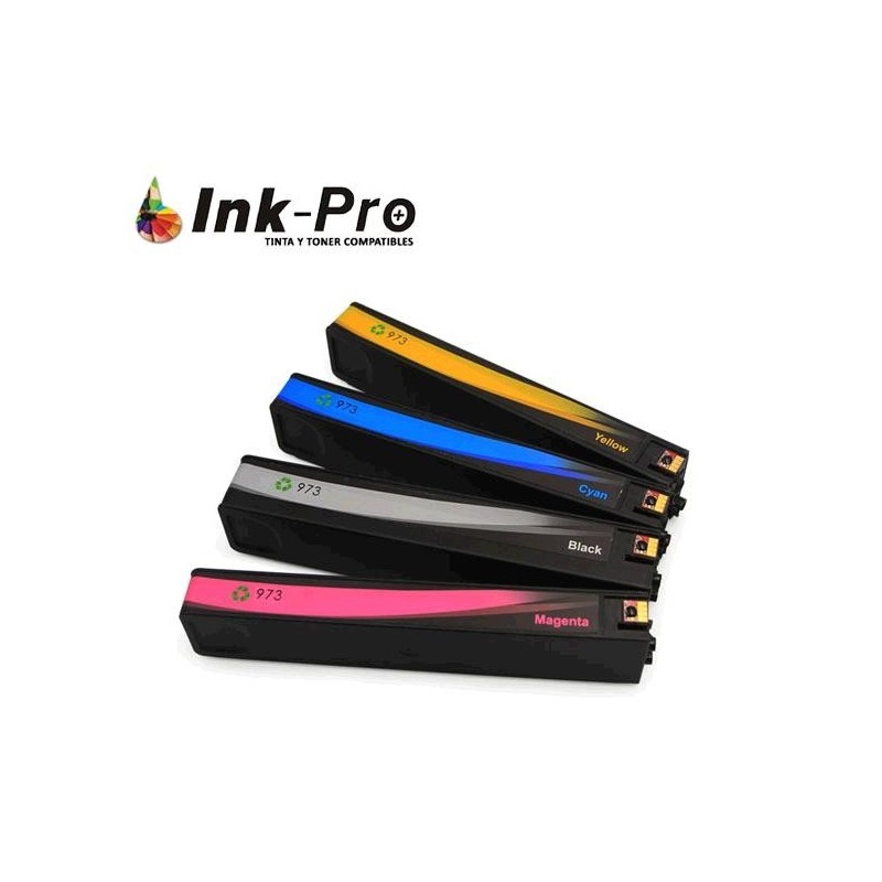 Inkjet Inkpro HP N973 Cyan Patent Free 10000 Pags.