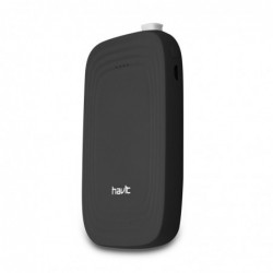 Batería Externa 5000mAh con Cable Integrado y Adaptador Iphone HV-PB017X Negra
