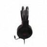 Cascos Gaming Negro almohadilla redonda zarpa roja H2011D