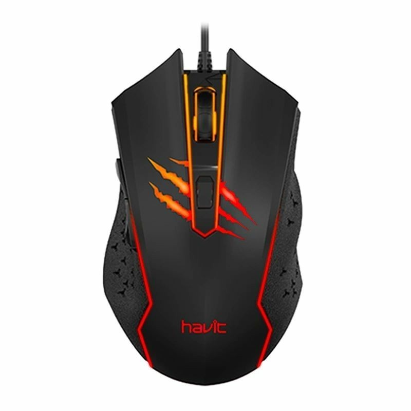 Ratón Gaming Cazador diseño ergonómico 7 teclas 6400DPI MS1027