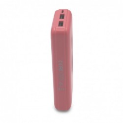 Bateria Externa Dual USB 10000mah H584 Rosa