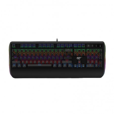 Teclado Gaming Mecánico Negro con reposamuñeca GAMENOTE KB464L