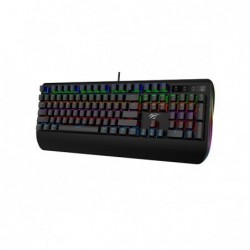 Teclado Gaming Mecánico Negro con reposamuñeca GAMENOTE KB464L