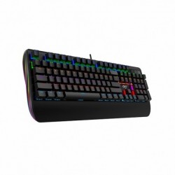 Teclado Gaming Mecánico Negro con reposamuñeca GAMENOTE KB464L
