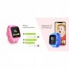 Reloj Infantil con GPS Lector de SIM con Llamadas y Camara ip67 rosa kw02