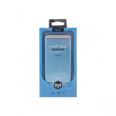 Batería Externa 5000mAh QUICKCHARGE HV-PB021X Azul