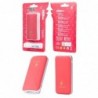 D3029 RJ PowerBank Fire 5600mAh con Indicador y Linterna, 2,1A 1USB, Rojo