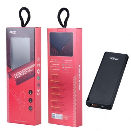 DT935 NE Power Bank Neptuno 8000mAh , Negro