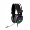 Cascos Gaming ovalado Negro con luz RGB JackplusUSB H2016D