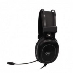 Cascos Gaming ovalado Negro con luz RGB JackplusUSB H2016D